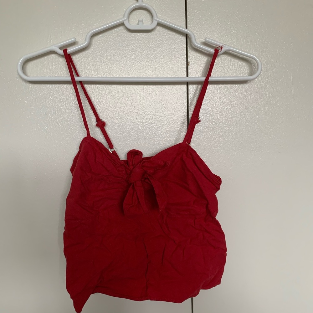 Brandy Melville Tie Front Tank